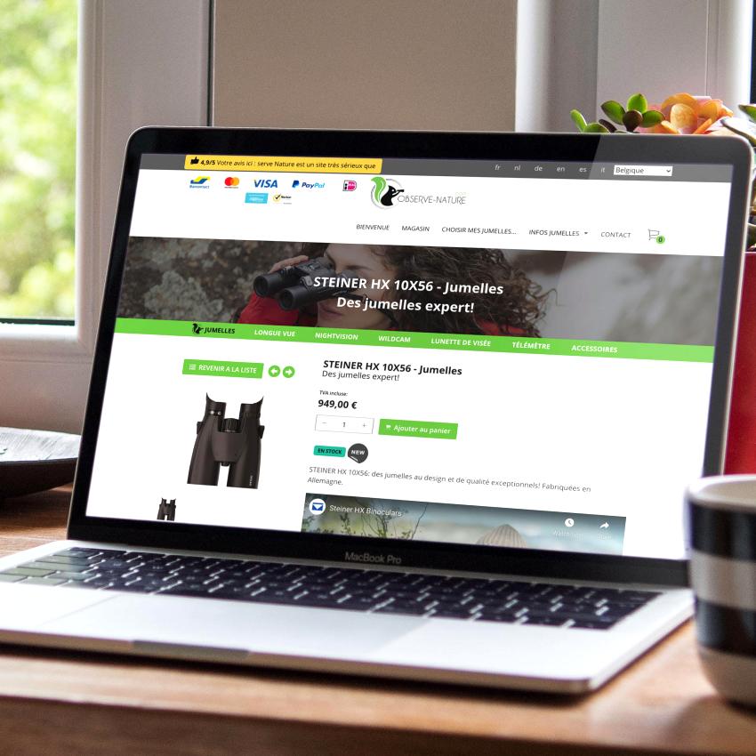 Webshop / Boutique Observe Nature