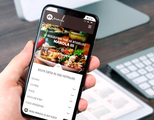 Site web réalisé par SoWeDo : Manola