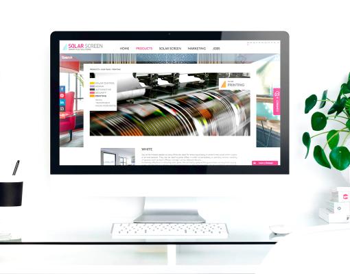 Site web réalisé par SoWeDo : SolarScreen