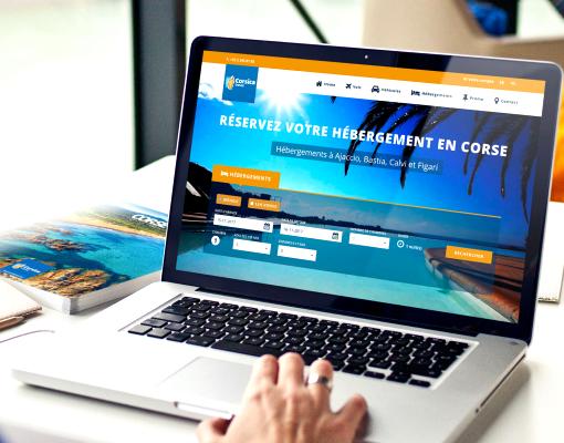 Site web réalisé par SoWeDo : Corsica Travel