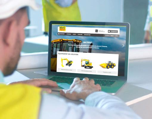 Site web réalisé par SoWeDo : Matrent