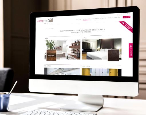 Site web réalisé par SoWeDo : Coverstyl