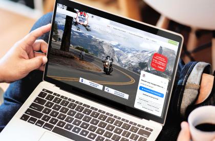 Création de site internet Voyages moto