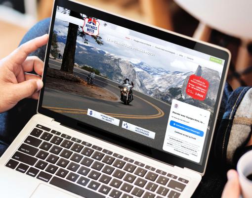 Site web réalisé par SoWeDo : Voyages moto