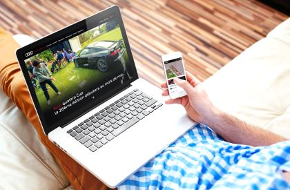 Création de site internet Audi Quattro Cup