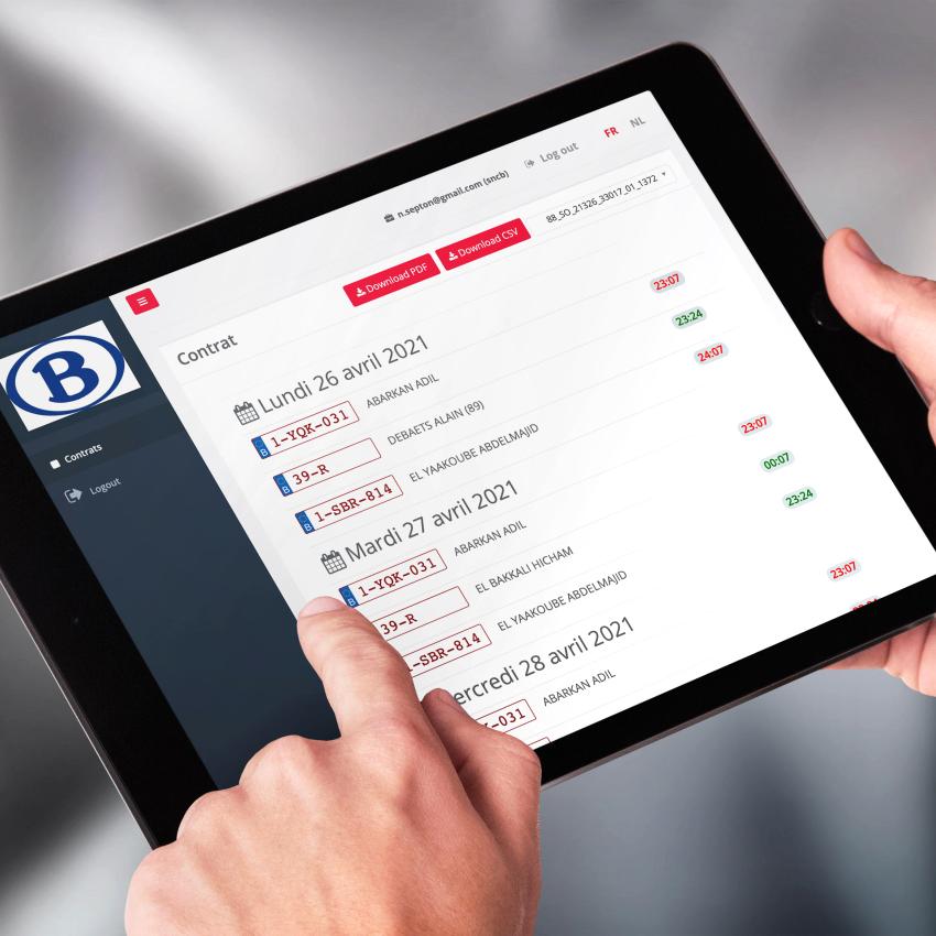 Applications web sur mesure SNCB