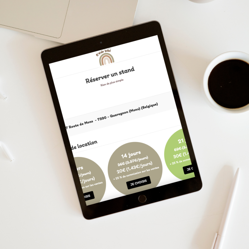 Création de site internet Ovidebebe