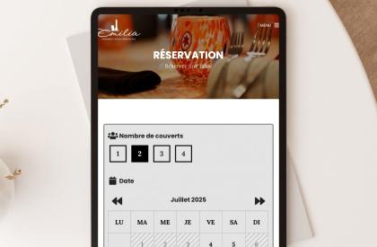 Création de site internet Emilia Restaurant